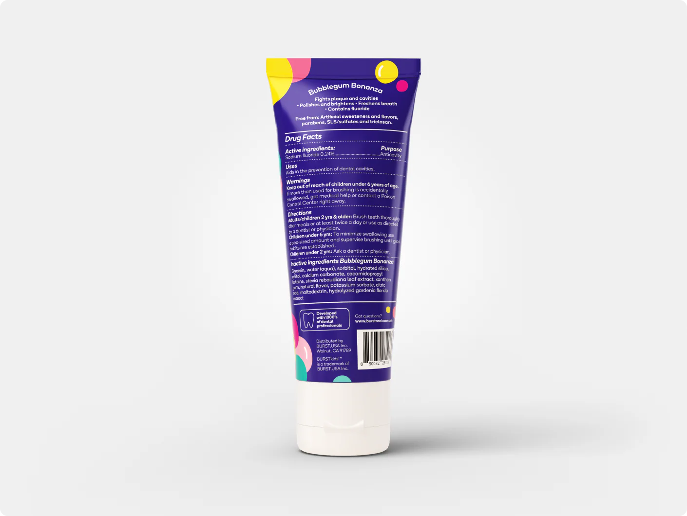Bubblegum Bonanza Kids Toothpaste - Image 3